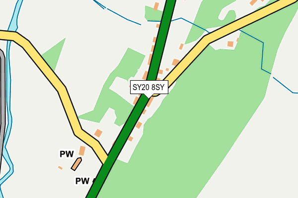 SY20 8SY map - OS OpenMap – Local (Ordnance Survey)