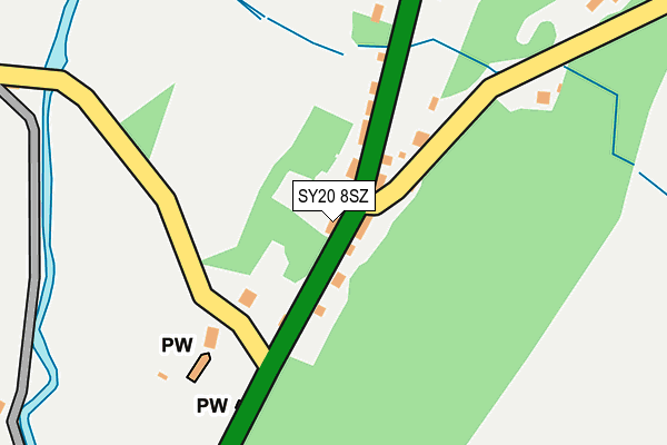 SY20 8SZ map - OS OpenMap – Local (Ordnance Survey)