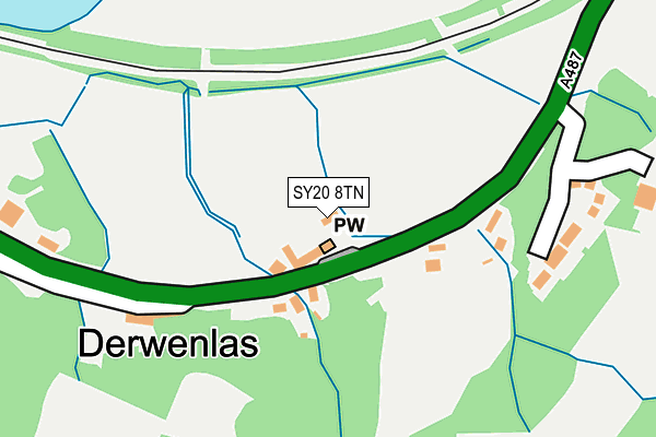 SY20 8TN map - OS OpenMap – Local (Ordnance Survey)