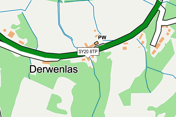 SY20 8TP map - OS OpenMap – Local (Ordnance Survey)