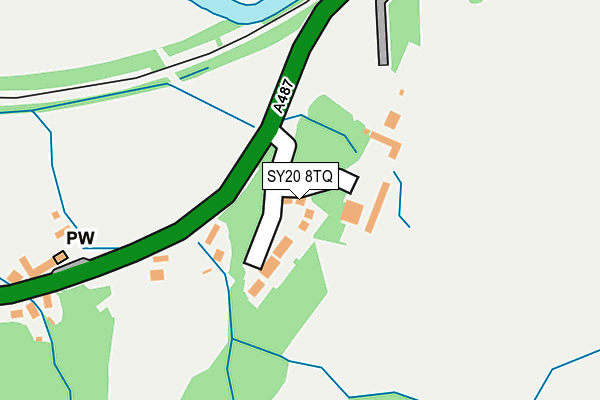 SY20 8TQ map - OS OpenMap – Local (Ordnance Survey)