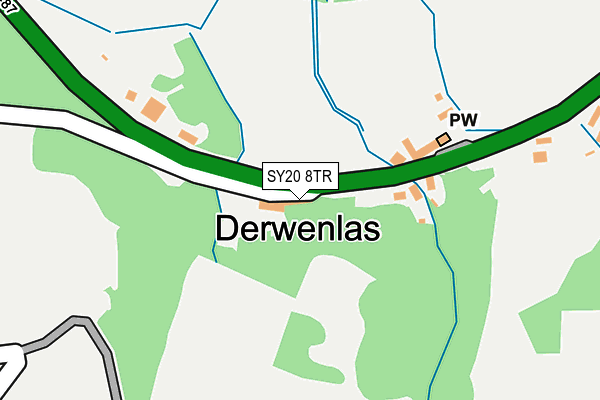 SY20 8TR map - OS OpenMap – Local (Ordnance Survey)