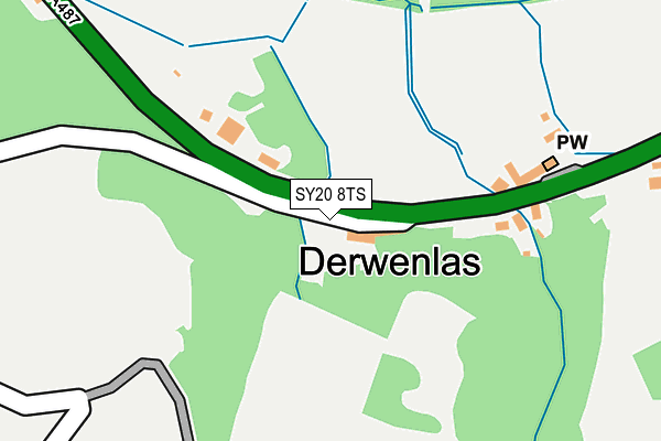 SY20 8TS map - OS OpenMap – Local (Ordnance Survey)