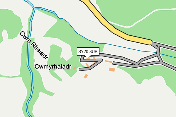 SY20 8UB map - OS OpenMap – Local (Ordnance Survey)