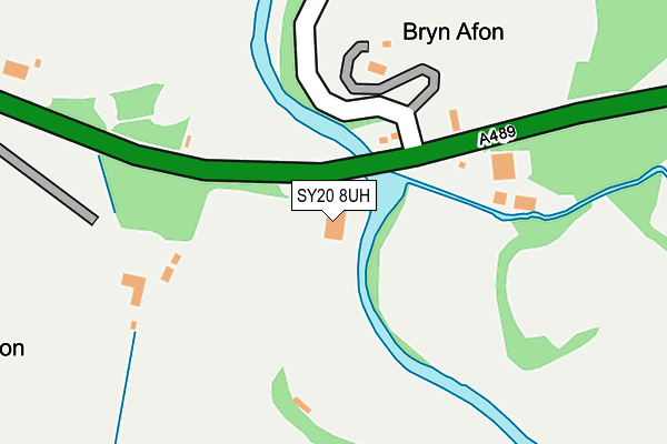 SY20 8UH map - OS OpenMap – Local (Ordnance Survey)