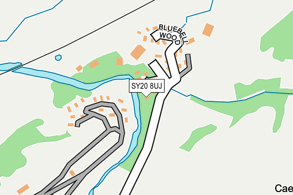 SY20 8UJ map - OS OpenMap – Local (Ordnance Survey)