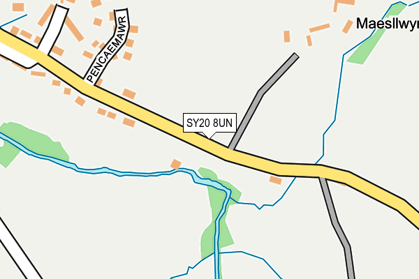 SY20 8UN map - OS OpenMap – Local (Ordnance Survey)