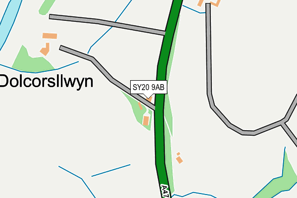 SY20 9AB map - OS OpenMap – Local (Ordnance Survey)