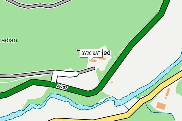 SY20 9AT map - OS OpenMap – Local (Ordnance Survey)