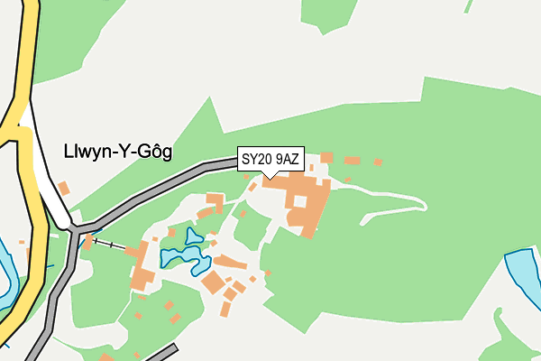 SY20 9AZ map - OS OpenMap – Local (Ordnance Survey)