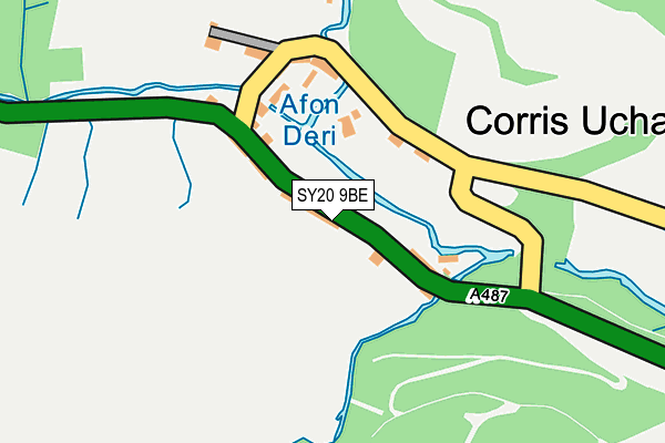 SY20 9BE map - OS OpenMap – Local (Ordnance Survey)