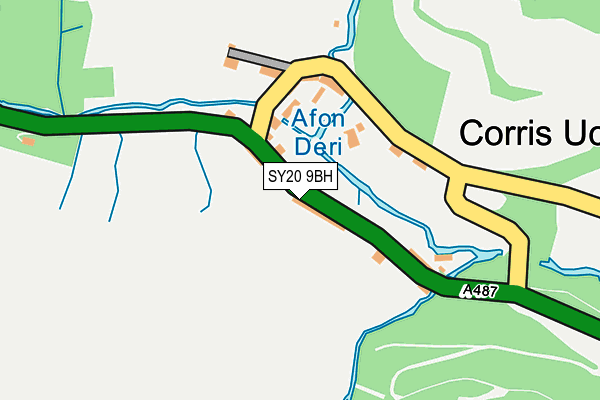 SY20 9BH map - OS OpenMap – Local (Ordnance Survey)