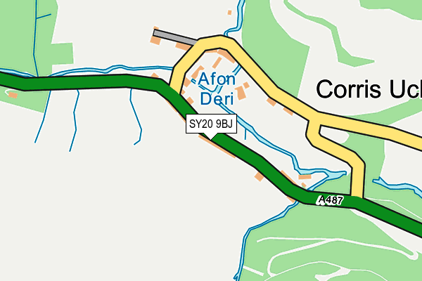 SY20 9BJ map - OS OpenMap – Local (Ordnance Survey)