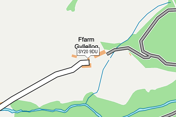 SY20 9DU map - OS OpenMap – Local (Ordnance Survey)