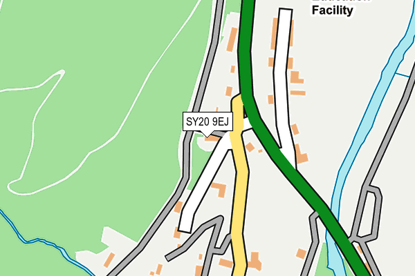 SY20 9EJ map - OS OpenMap – Local (Ordnance Survey)