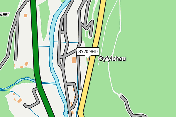 SY20 9HD map - OS OpenMap – Local (Ordnance Survey)