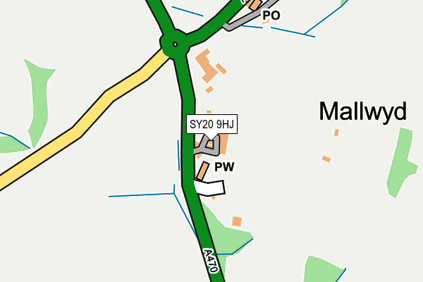 SY20 9HJ map - OS OpenMap – Local (Ordnance Survey)