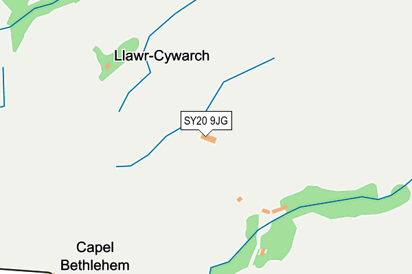 SY20 9JG map - OS OpenMap – Local (Ordnance Survey)