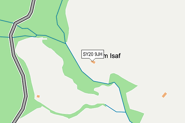 SY20 9JH map - OS OpenMap – Local (Ordnance Survey)