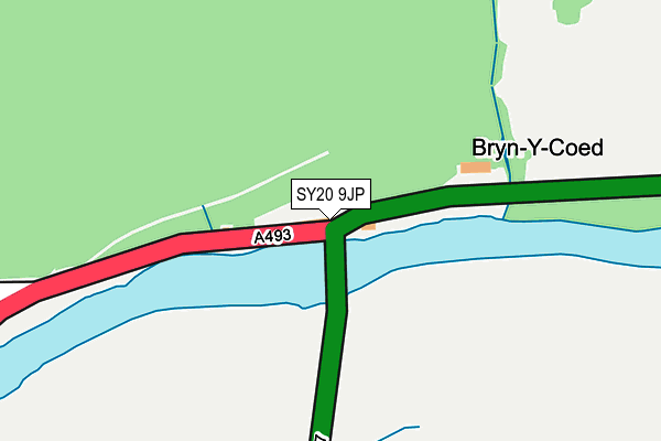 SY20 9JP map - OS OpenMap – Local (Ordnance Survey)