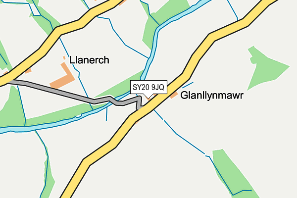 SY20 9JQ map - OS OpenMap – Local (Ordnance Survey)