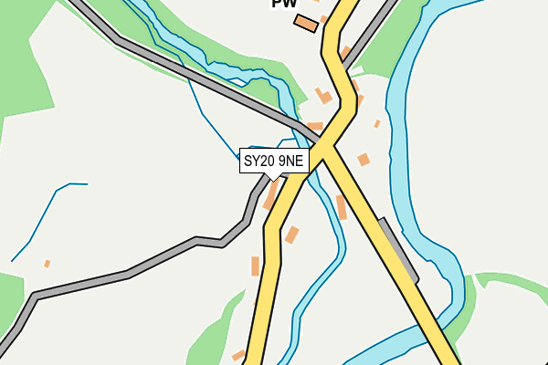 SY20 9NE map - OS OpenMap – Local (Ordnance Survey)