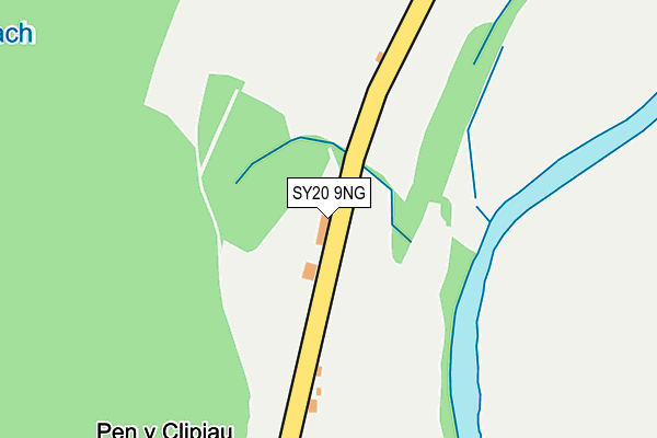 SY20 9NG map - OS OpenMap – Local (Ordnance Survey)