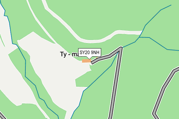 SY20 9NH map - OS OpenMap – Local (Ordnance Survey)
