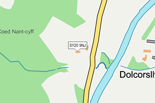 SY20 9NJ map - OS OpenMap – Local (Ordnance Survey)
