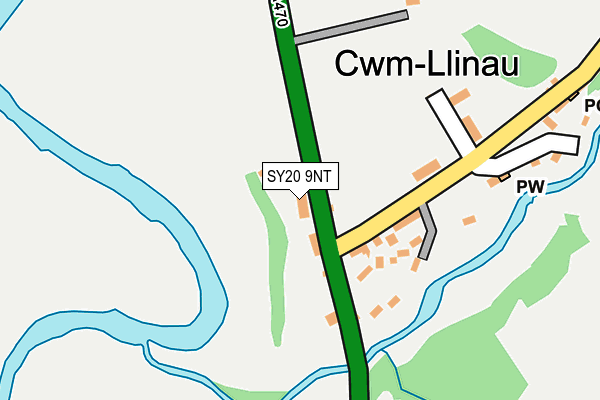 SY20 9NT map - OS OpenMap – Local (Ordnance Survey)