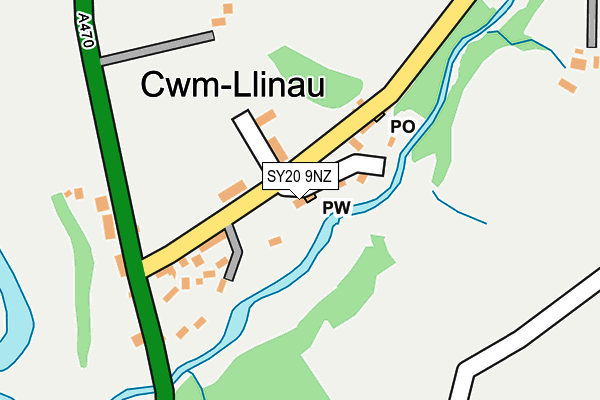 SY20 9NZ map - OS OpenMap – Local (Ordnance Survey)