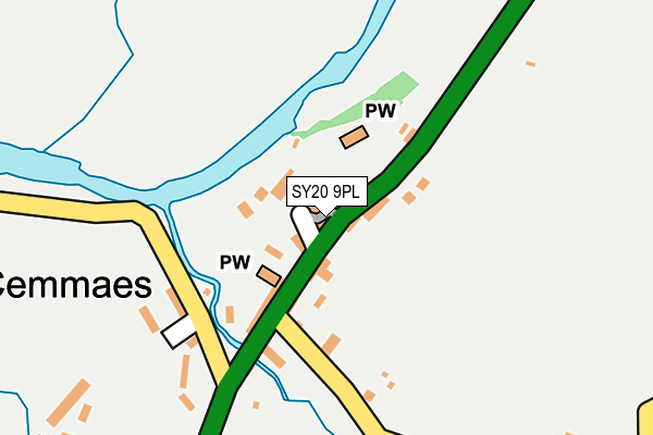 SY20 9PL map - OS OpenMap – Local (Ordnance Survey)