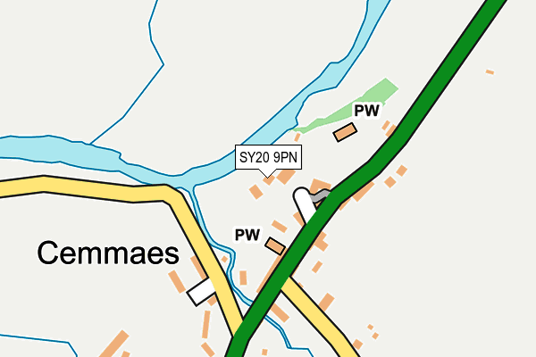 SY20 9PN map - OS OpenMap – Local (Ordnance Survey)