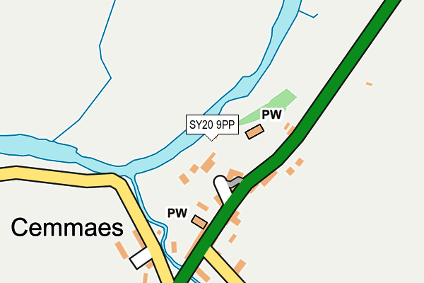 SY20 9PP map - OS OpenMap – Local (Ordnance Survey)