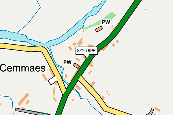 SY20 9PR map - OS OpenMap – Local (Ordnance Survey)