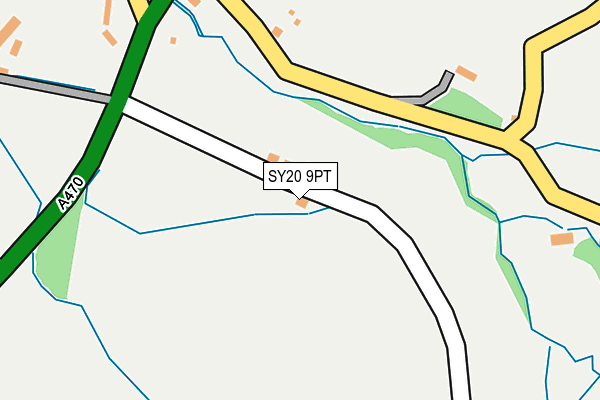 SY20 9PT map - OS OpenMap – Local (Ordnance Survey)