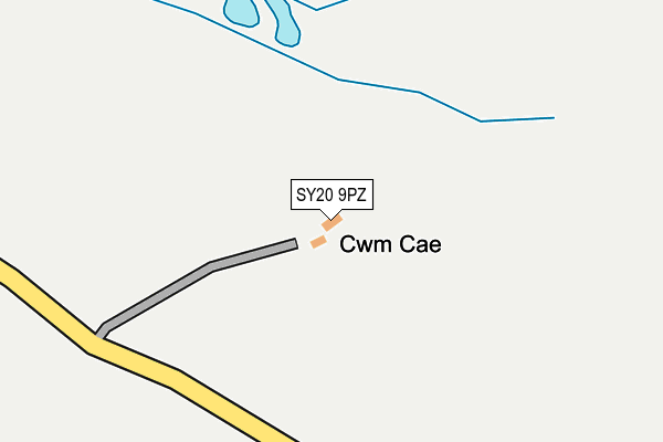 SY20 9PZ map - OS OpenMap – Local (Ordnance Survey)