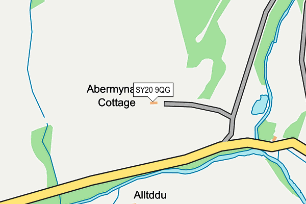 SY20 9QG map - OS OpenMap – Local (Ordnance Survey)