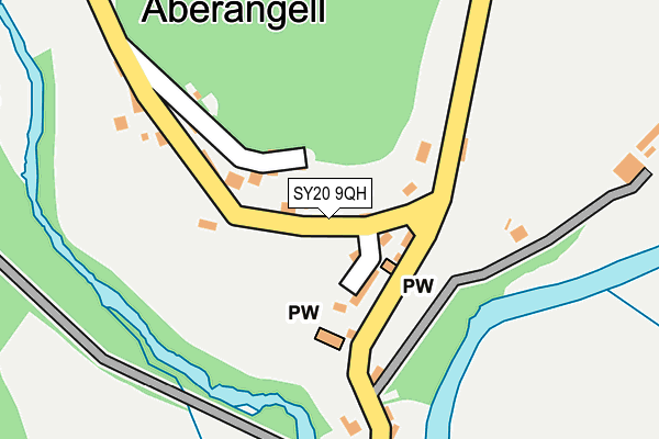 SY20 9QH map - OS OpenMap – Local (Ordnance Survey)