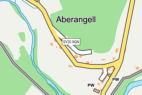 SY20 9QN map - OS OpenMap – Local (Ordnance Survey)