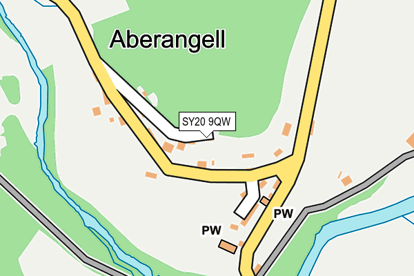 SY20 9QW map - OS OpenMap – Local (Ordnance Survey)
