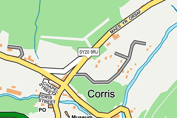 SY20 9RJ map - OS OpenMap – Local (Ordnance Survey)