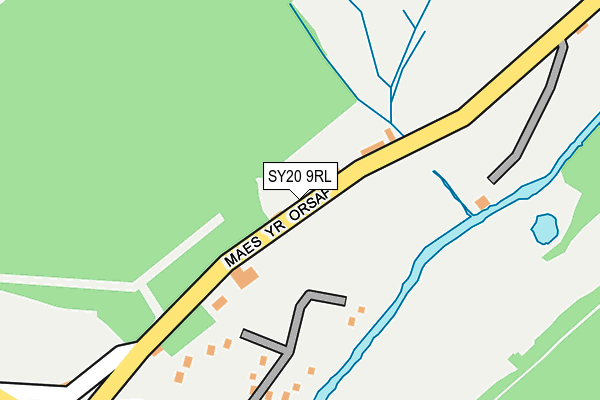 SY20 9RL map - OS OpenMap – Local (Ordnance Survey)