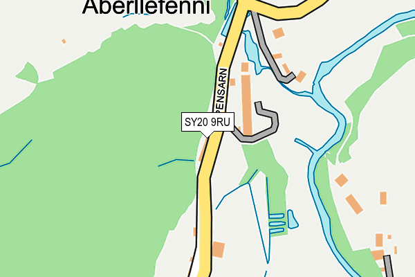 SY20 9RU map - OS OpenMap – Local (Ordnance Survey)