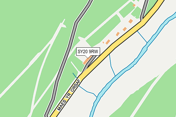 SY20 9RW map - OS OpenMap – Local (Ordnance Survey)