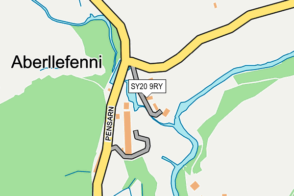 SY20 9RY map - OS OpenMap – Local (Ordnance Survey)