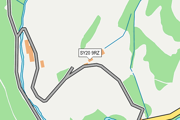 SY20 9RZ map - OS OpenMap – Local (Ordnance Survey)