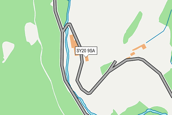 SY20 9SA map - OS OpenMap – Local (Ordnance Survey)