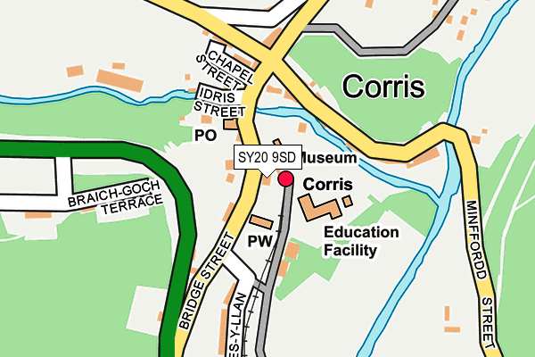 SY20 9SD map - OS OpenMap – Local (Ordnance Survey)