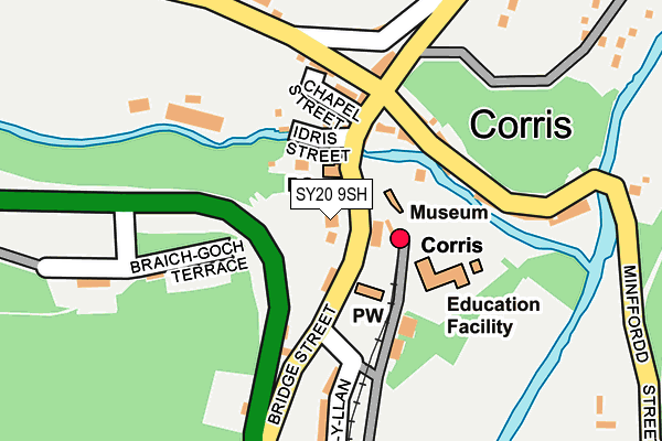 SY20 9SH map - OS OpenMap – Local (Ordnance Survey)